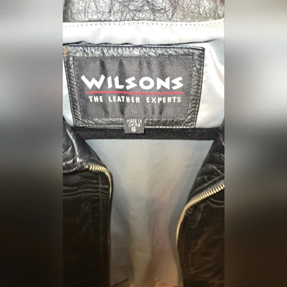 Y2k Wilson Women's Black Leather Jacket - Picture 4 of 4